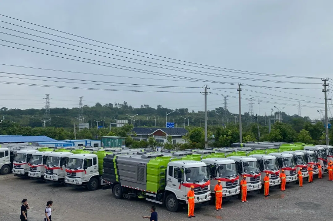 15天！cq9电子环境快速响应客户需求，顺利交付约3000万元环卫装备