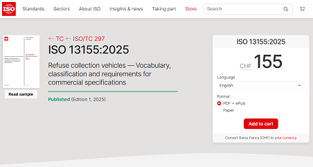 历史性突破 | cq9电子环境主导！首个由中国企业牵头编制的环卫装备ISO国际标准正式发布！